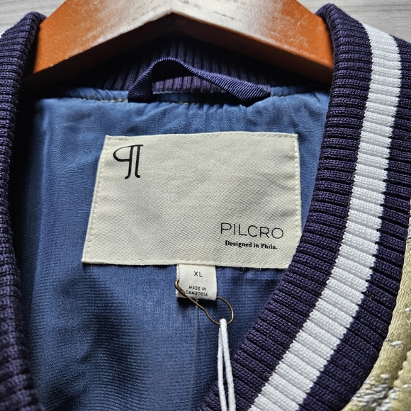 Anthropologie Pilcro Slouchy Floral Bomber Jacket - Picture 11 of 16